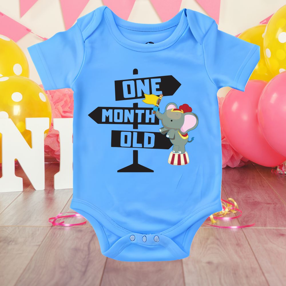 One Month Birthday Landmark Onesie for Toddlers exclusive at T Bhai