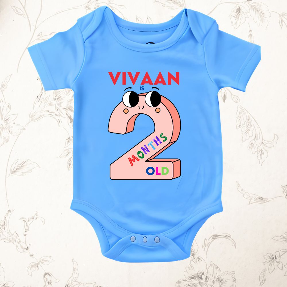 2 Months Old Customised Onesie - T Bhai