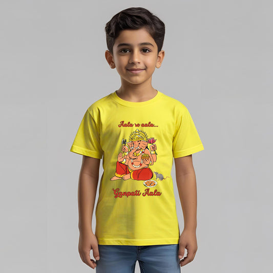 Aala re aala Ganpati aala | Ganesh Festival T-Shirts for All - T Bhai