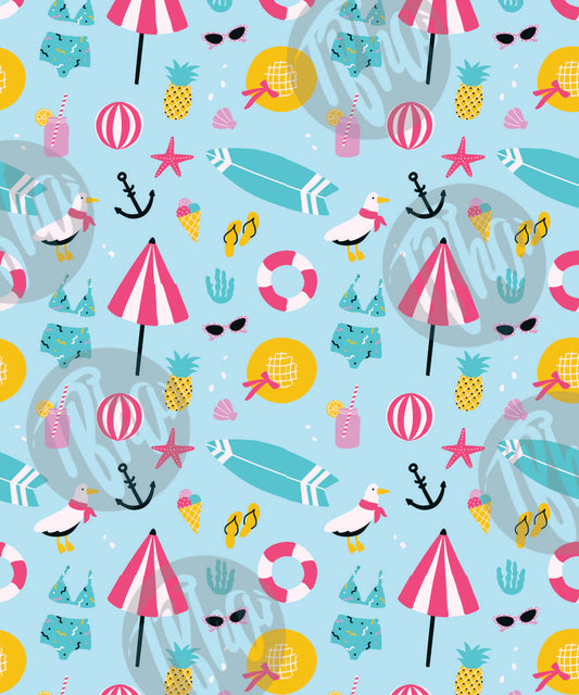 Beach Bum All Over Printed Bomber Jacket - T Bhai