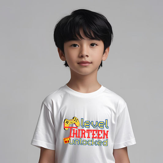 Level 13 Unlocked | Personalized Birthday T-Shirt for Gamers - T Bhai