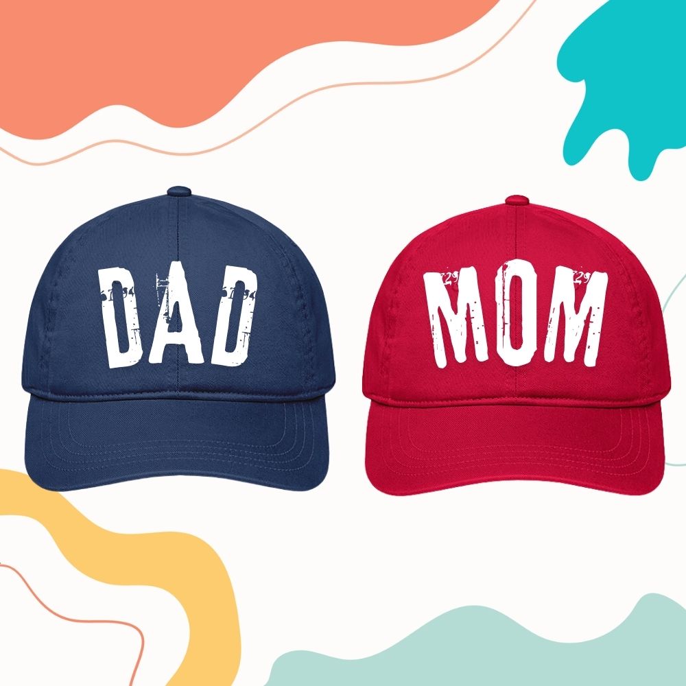Dad Mom Caps | Anniversary Gifts | Ideal for Pregnancy Photo shoots - T Bhai