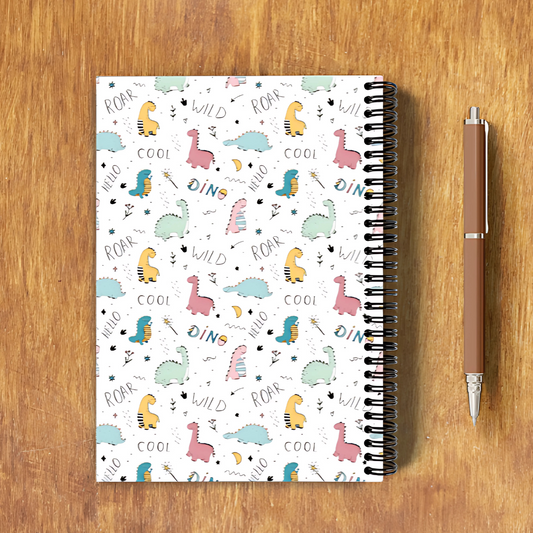 Personalized Dino Theme Notepad - T Bhai