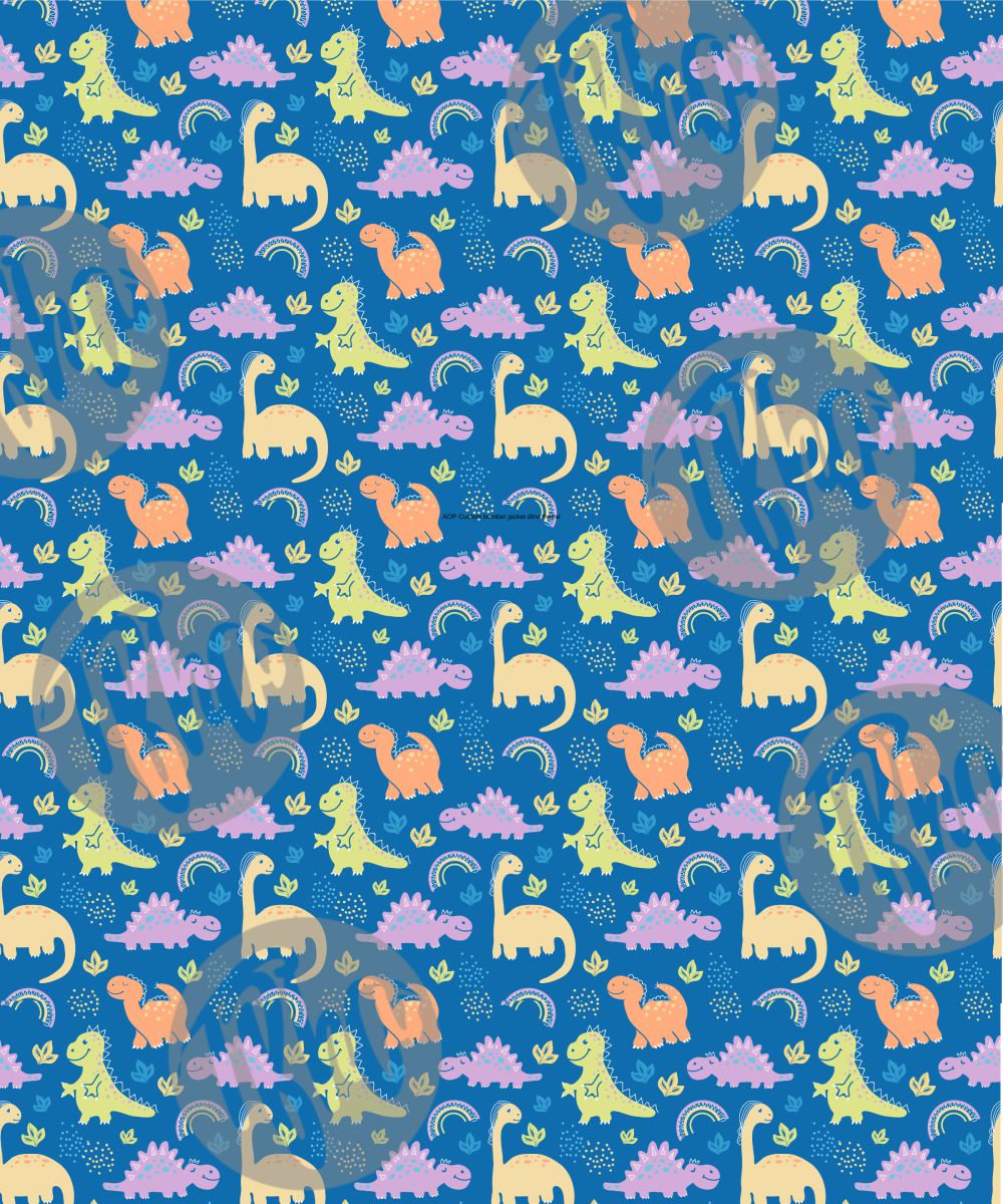 Dino Theme All Over Printed Bomber Jacket - T Bhai