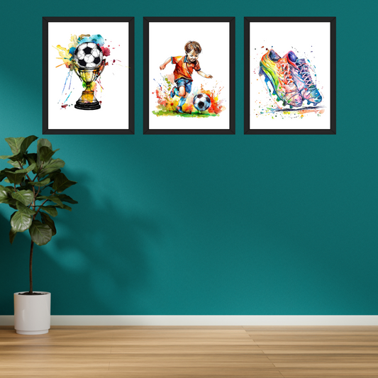 The Ultimate Football Fan's Set | Set of 3 Posters - T Bhai