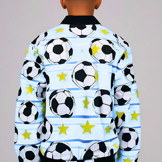 Football Fanatic All Over Print Bomber Jacket - T Bhai