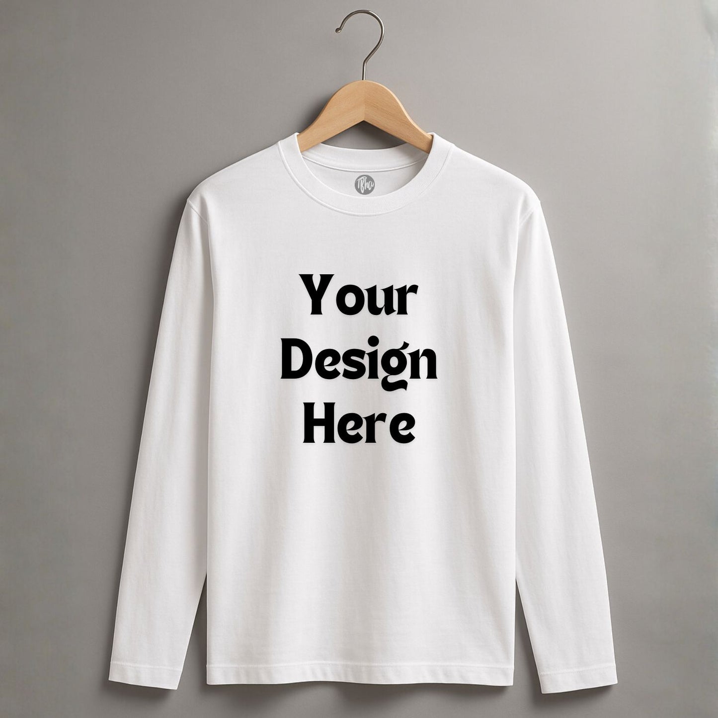 Custom Premium Pure Cotton Men Full Sleeves T-Shirts