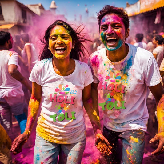 Holi ki Toli T-Shirts - T Bhai