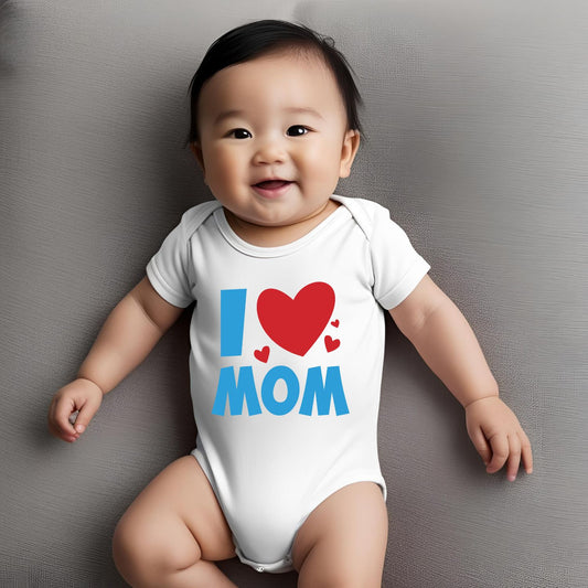 Custom I Love Dad Mom Onesie - T Bhai