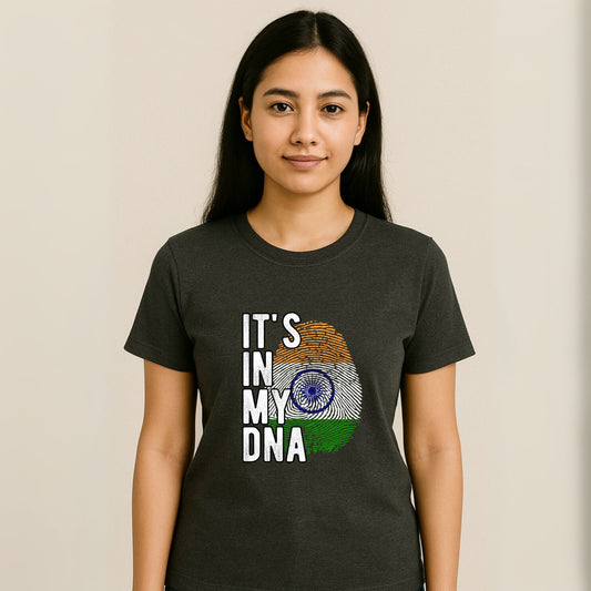 It's in my DNA Proud Indian T-Shirt for Independence Day