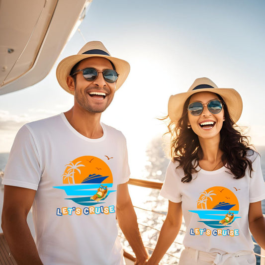 Let's Cruise Vacation T-Shirts - T Bhai