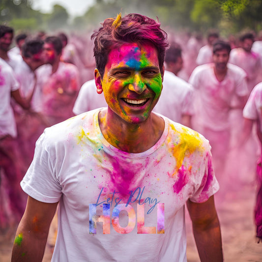 Let's Play Holi T-shirt - T Bhai