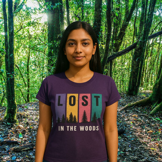 Lost in the Woods Family & Group Vacation T-Shirts - T Bhai