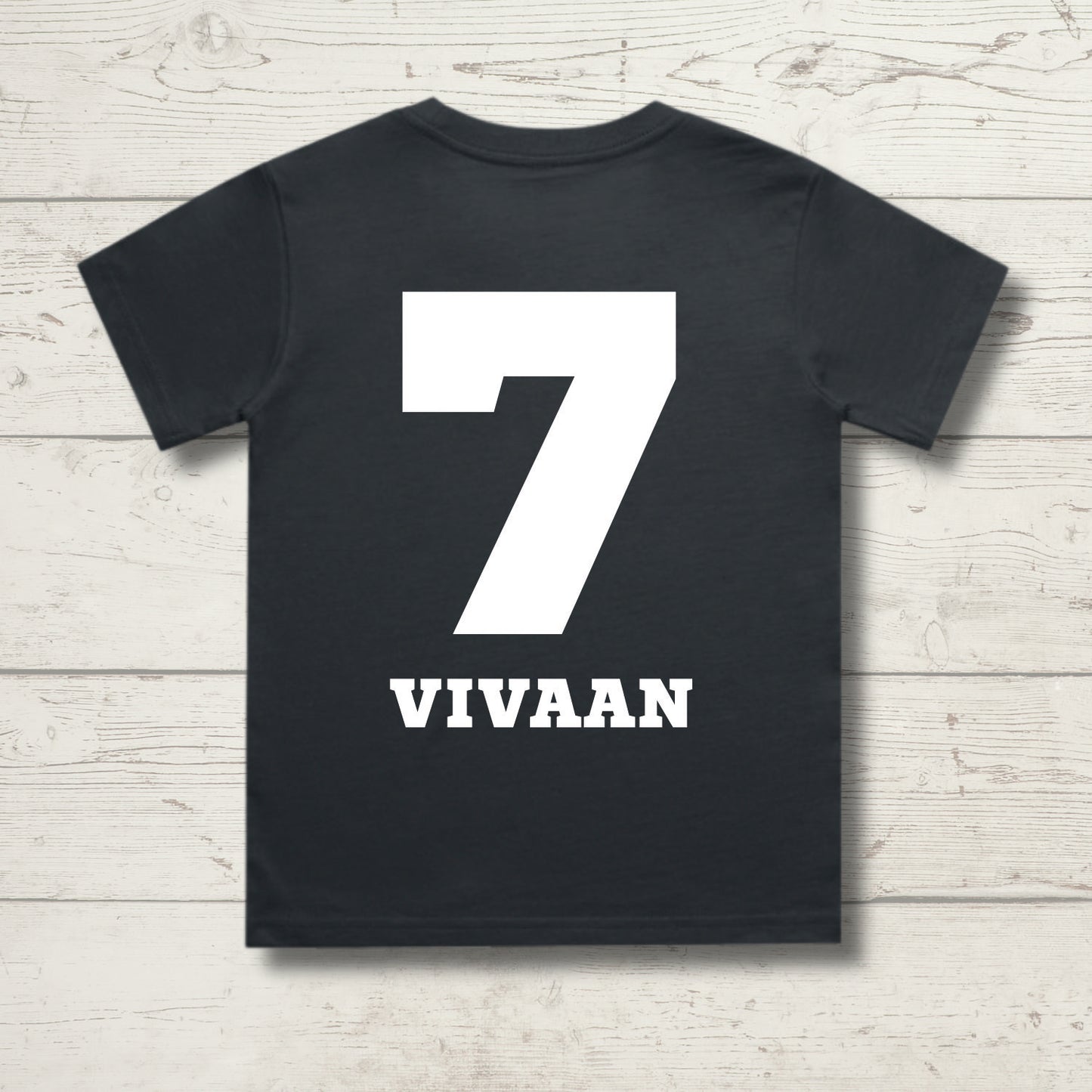 Official Seven Year Old 7th Birthday Steel Grey T-Shirt