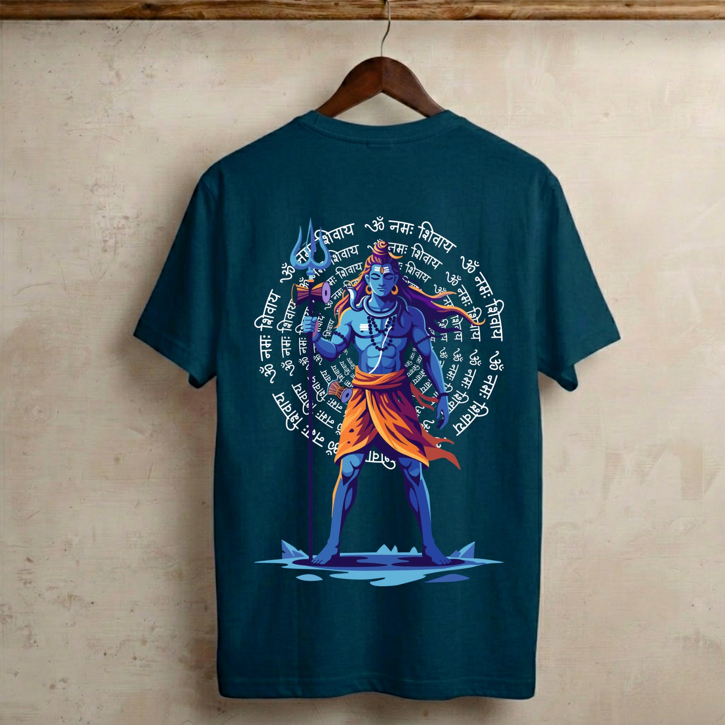 Om Namah Shivay Divine Mantra Lord Shiva Graphic T-Shirt