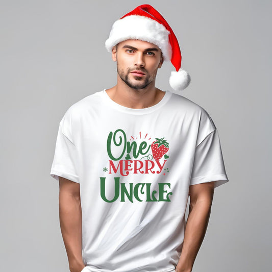 Custom One Merry Aunty/Uncle Christmas Theme Oversized T-Shirts - T Bhai