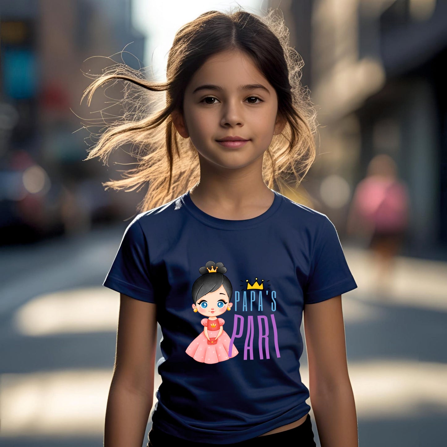 Papa's Pari Kids T-Shirt - T Bhai