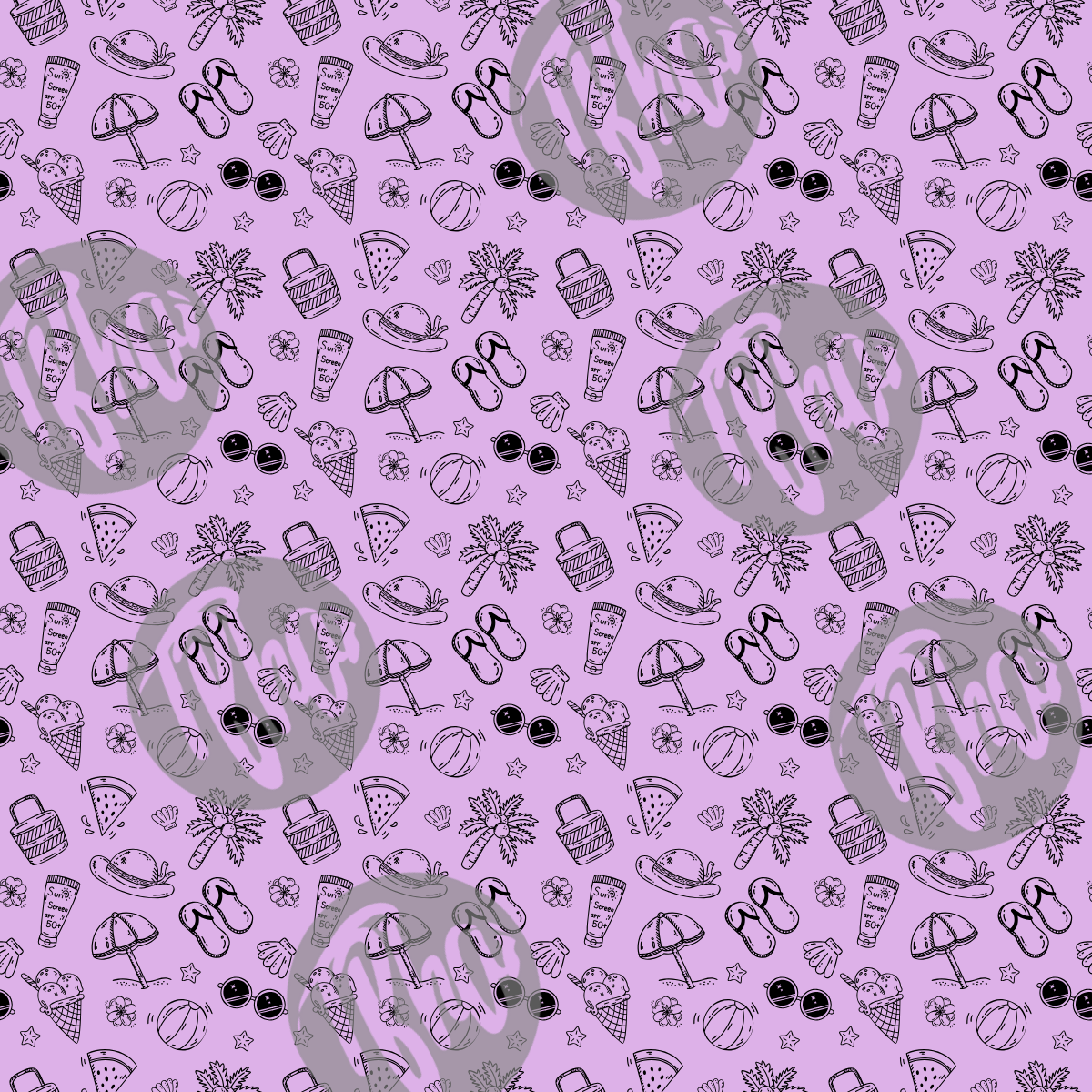 Summer Beach Vibes AOP Sweatshirt - T Bhai