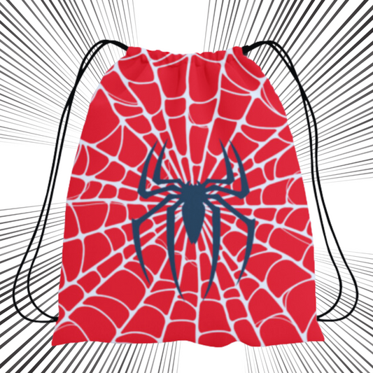 Superhero Theme All Over Printed Drawstring Bag | Ideal Birthday Gift & Return Gift - T Bhai
