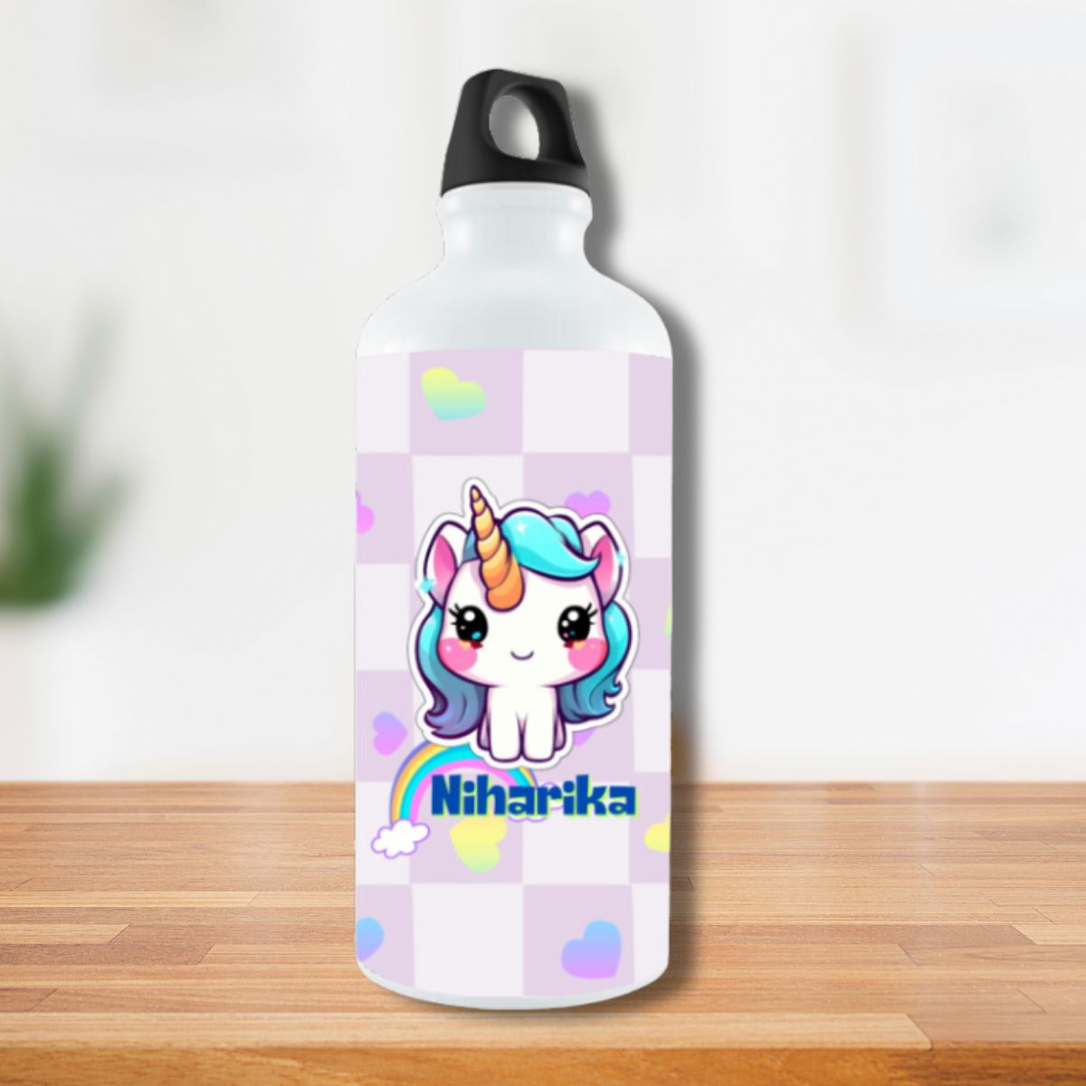 Unicorn Theme Personalized Sipper Bottle - T Bhai
