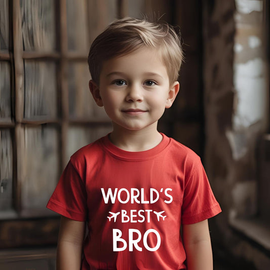 World's Best Bro Gift T-Shirt for Kids - T Bhai