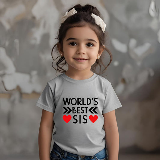 World's Best Sis Gift T-Shirt for Kids - T Bhai