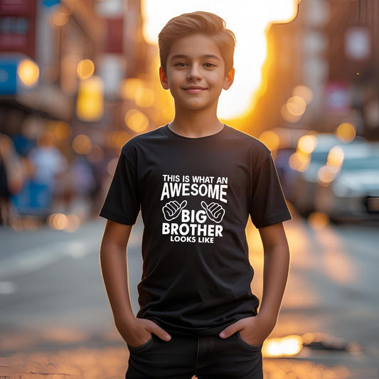 This is what an Awesome Big Brother Looks Like T-Shirt - T Bhai