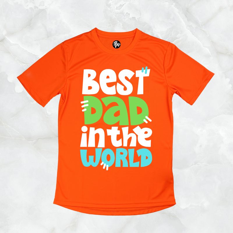 Best Dad in the World Father's Day Gift T-Shirt exclusive at T Bhai
