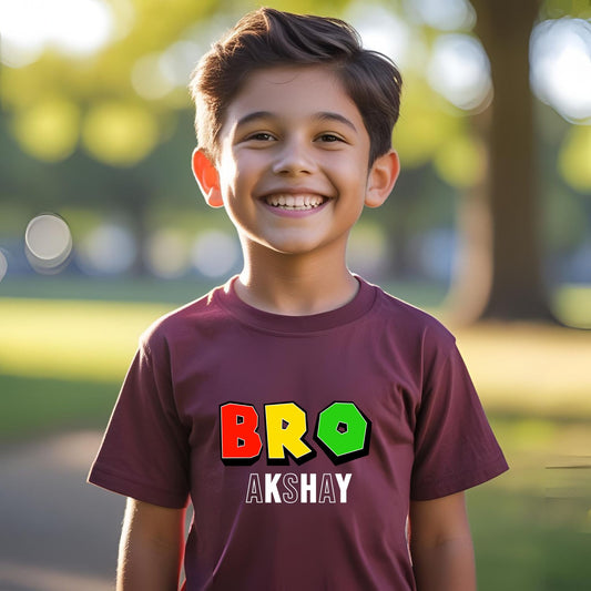 Customized Bro T-Shirt - T Bhai