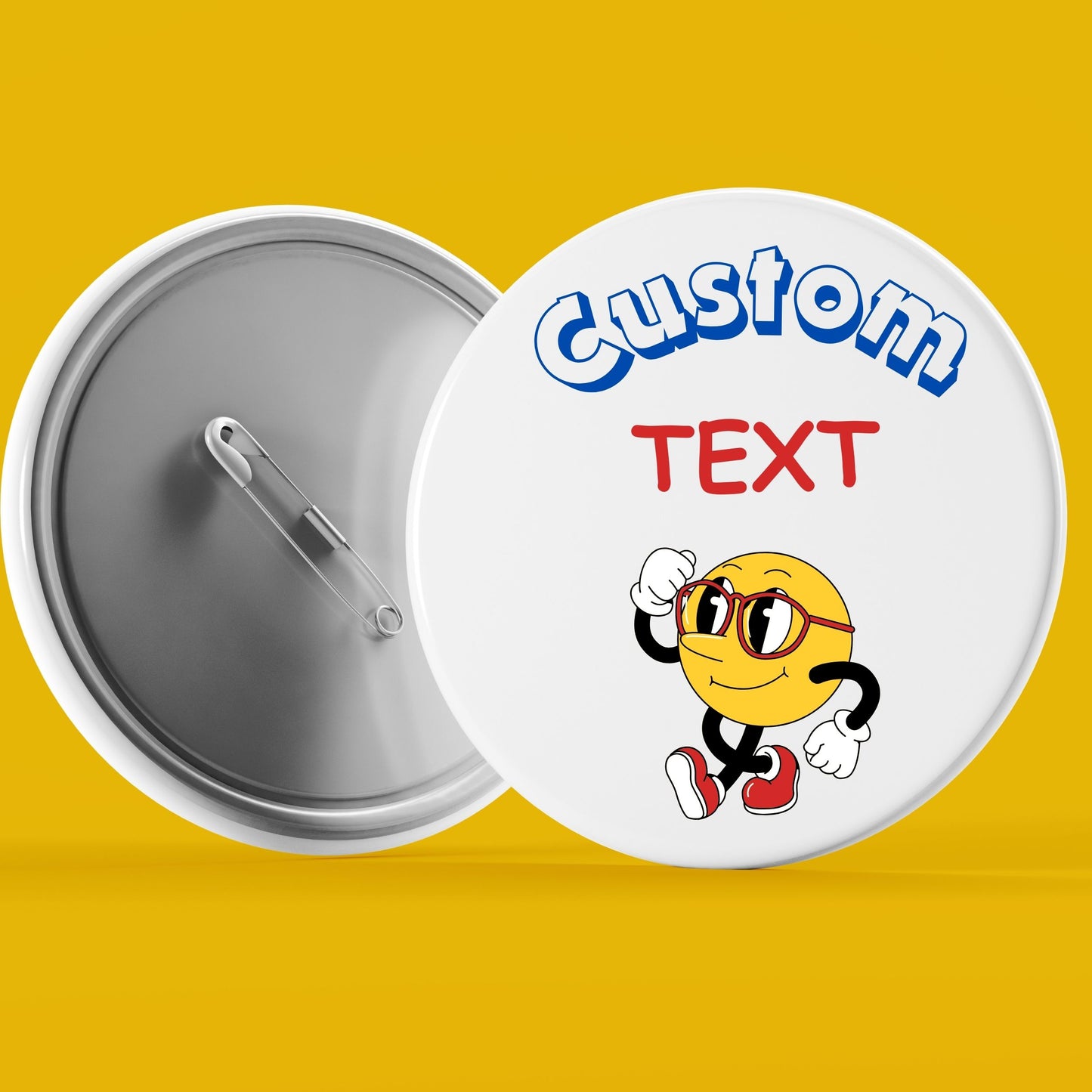 Custom Badges for Birthday Parties & Baby Announcements | Custom Badges Set of 5 - T Bhai