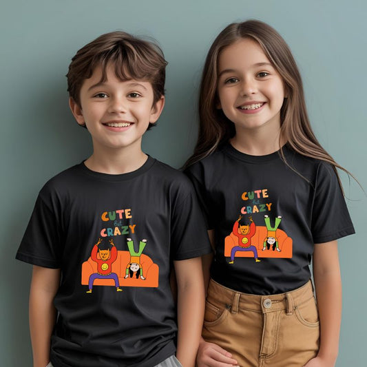Cute but Crazy Sibling T-Shirts - T Bhai
