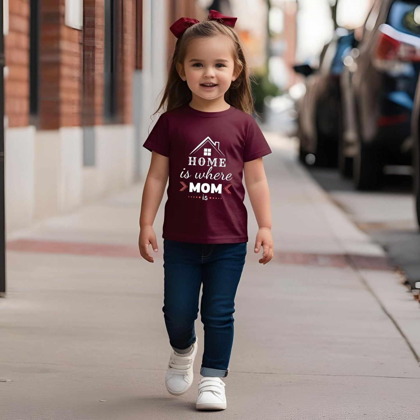 Home is Where Mom is T-Shirt for Kids - T Bhai