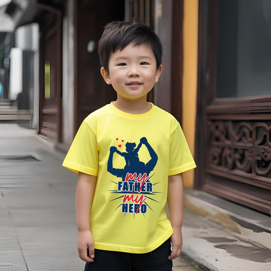 My Father My Hero Kid's T-Shirt - T Bhai