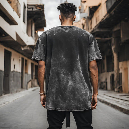 Surf California Acid Wash Oversize T-Shirt - T Bhai