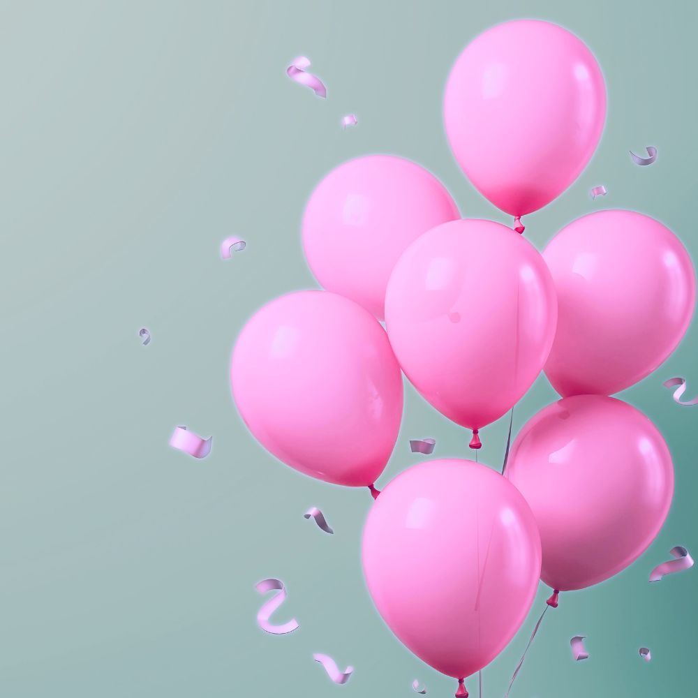 Metallic Pink Color Balloon (Pack of 25) for Birthday Parties & Decoration - T Bhai