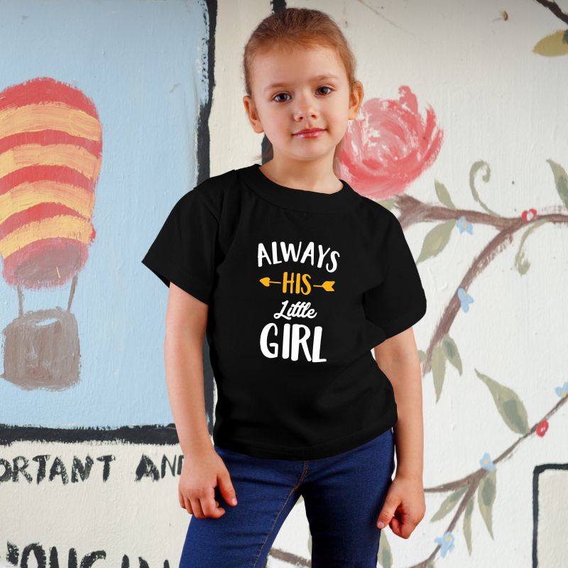 Always His Little Girl - Kid's T-Shirt - T Bhai