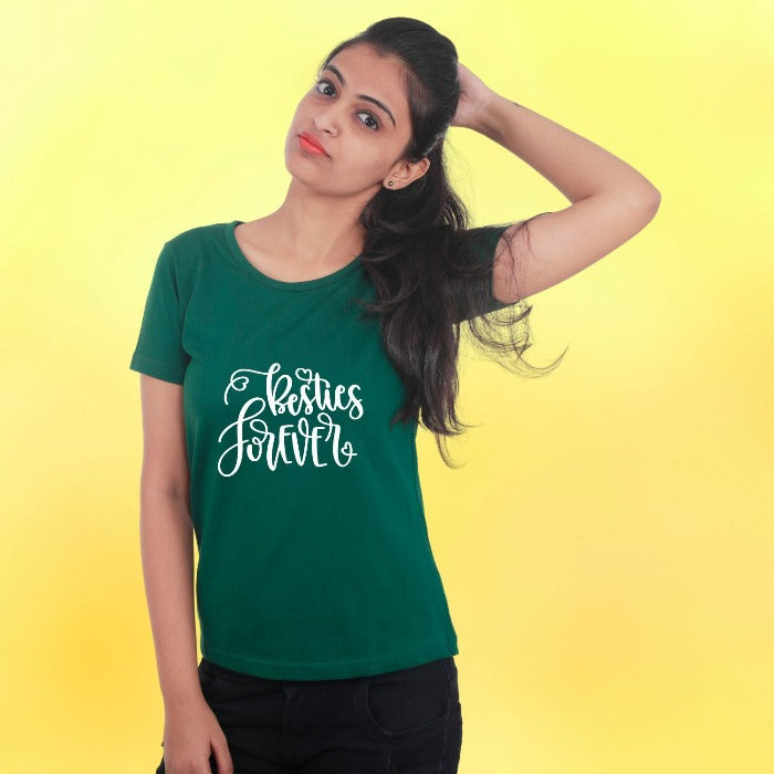 Besties Forever T-Shirt for Women - T Bhai
