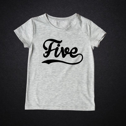 Five - Fifth Birthday T-Shirt for Boys & Girls - T Bhai