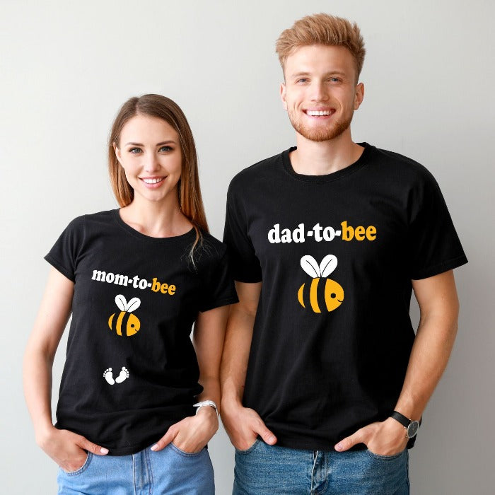 Mom to Bee Dad to Bee Pregnancy Announcement - Mom & Dad T-Shirts - T Bhai