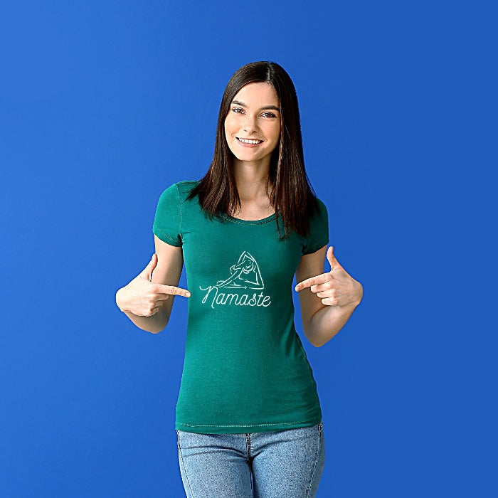 Namaste Yoga T-Shirt for Women - T Bhai