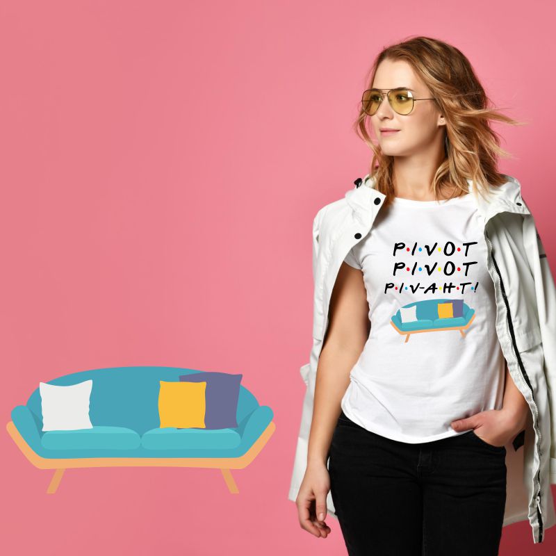 Pivot Pivot Friends Theme T-Shirt - T Bhai