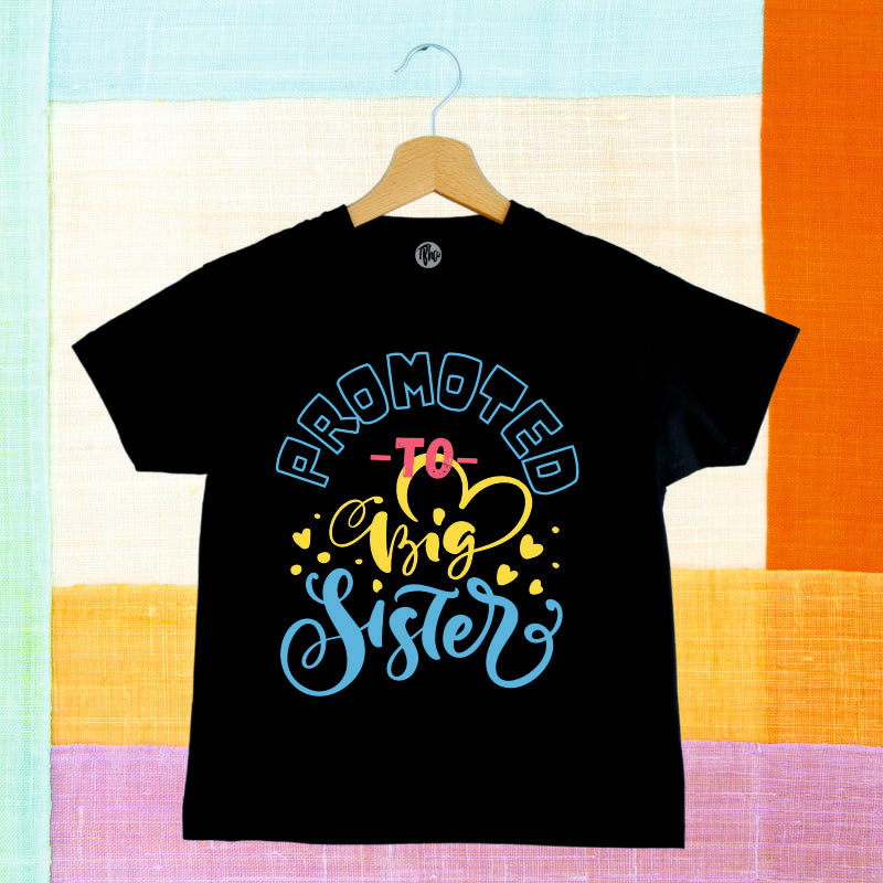 Promoted to Big Sister Baby Announcement T-Shirt - T Bhai