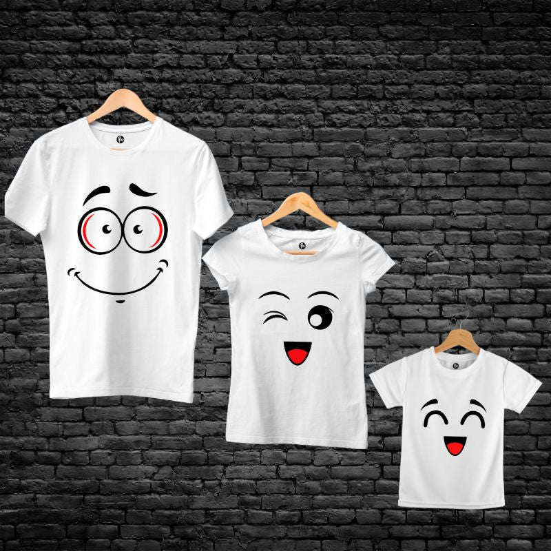 Smile Matching Family T-Shirts exclusive at T Bhai