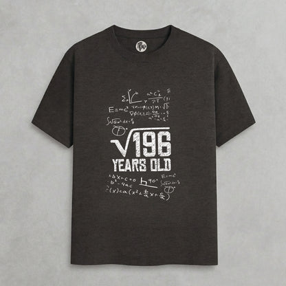 14th Birthday T-Shirt | Cool √196 Years Old Math Tee
