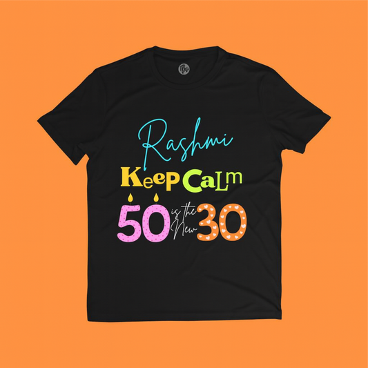 Fifty is the new Thirty | 50th Birthday T-Shirt | Birthday Crew T-Shirts