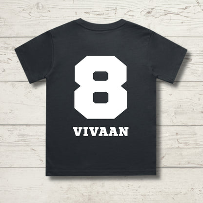 Official Eight Year Old | 8th Birthday Steel Grey T-Shirt