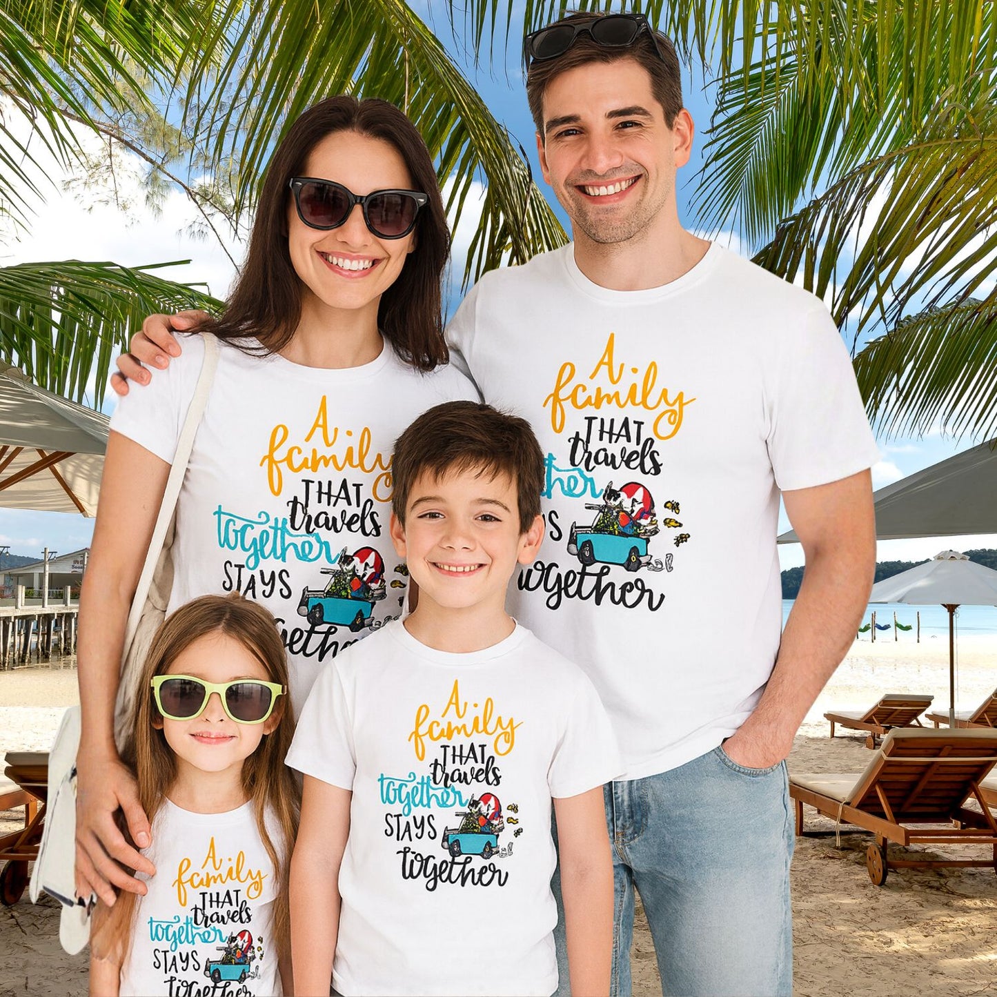 A Family that Travels Together Stays Together Vacation T-Shirts