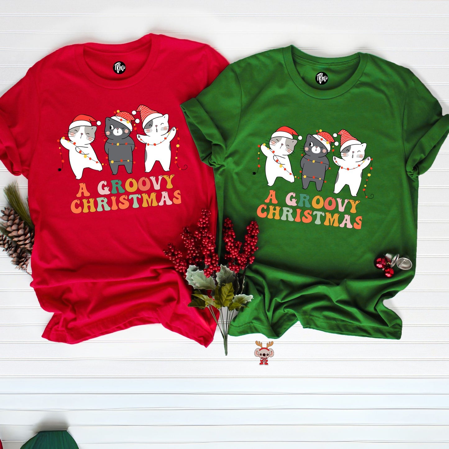 Have A Groovy Christmas - Perfect Family T-Shirts for Christmas