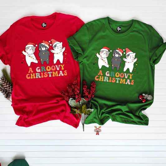 Have A Groovy Christmas - Perfect Family T-Shirts for Christmas