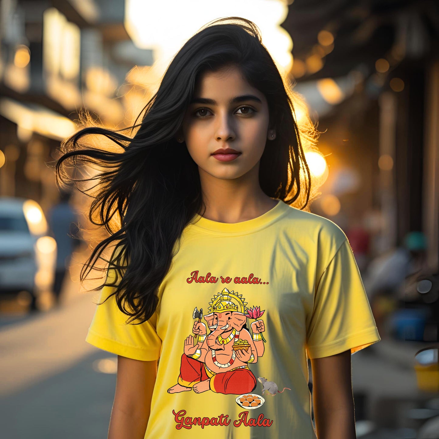 Aala re aala Ganpati aala | Ganesh Festival T-Shirts for All - T Bhai